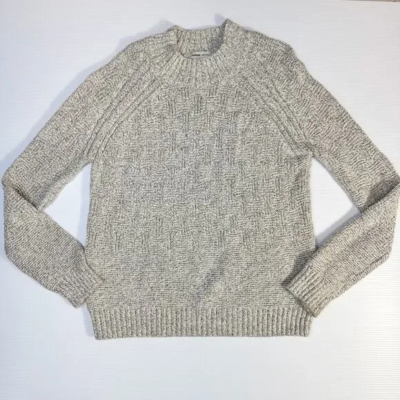 prAna Sky Meadow Sweater Large Recycled Cotton Knit Outdoor Gorpcore Ethical - Picture 8 of 16